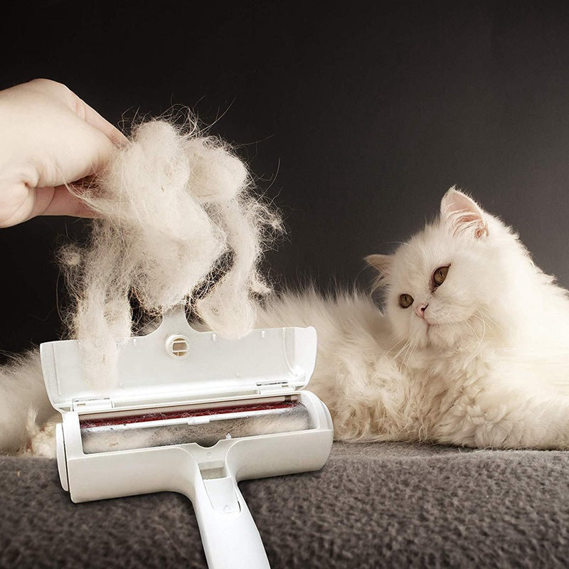 Reusable Plastic Pet Hair Removal Brush for Sofas and Clothes