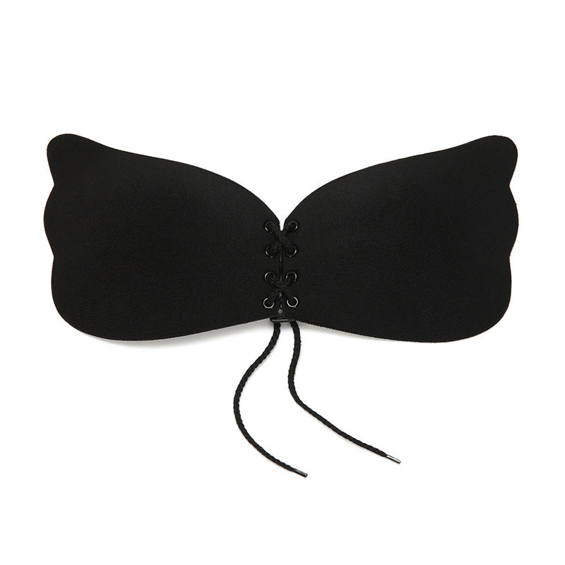 Silicone Drawstring Push-Up Wing Bra Invisible Self-Adhesive Breast Patch